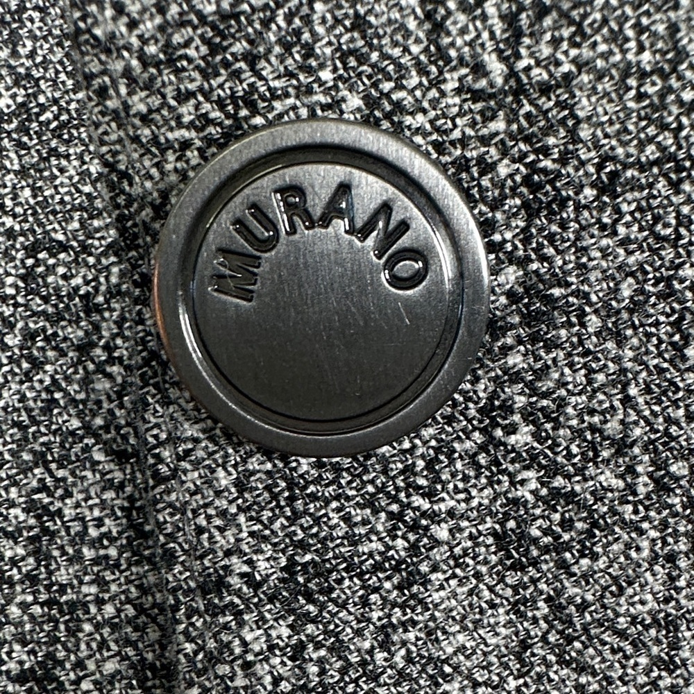 Murano Slim Fit Charcoal Gray Lightweight Zip Front Jacket Men’s Small - Picture 9 of 9